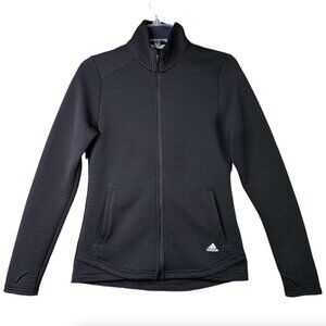 Adidas Ribbed Full Zip Golf Jacket – Black – Women’s Size XL